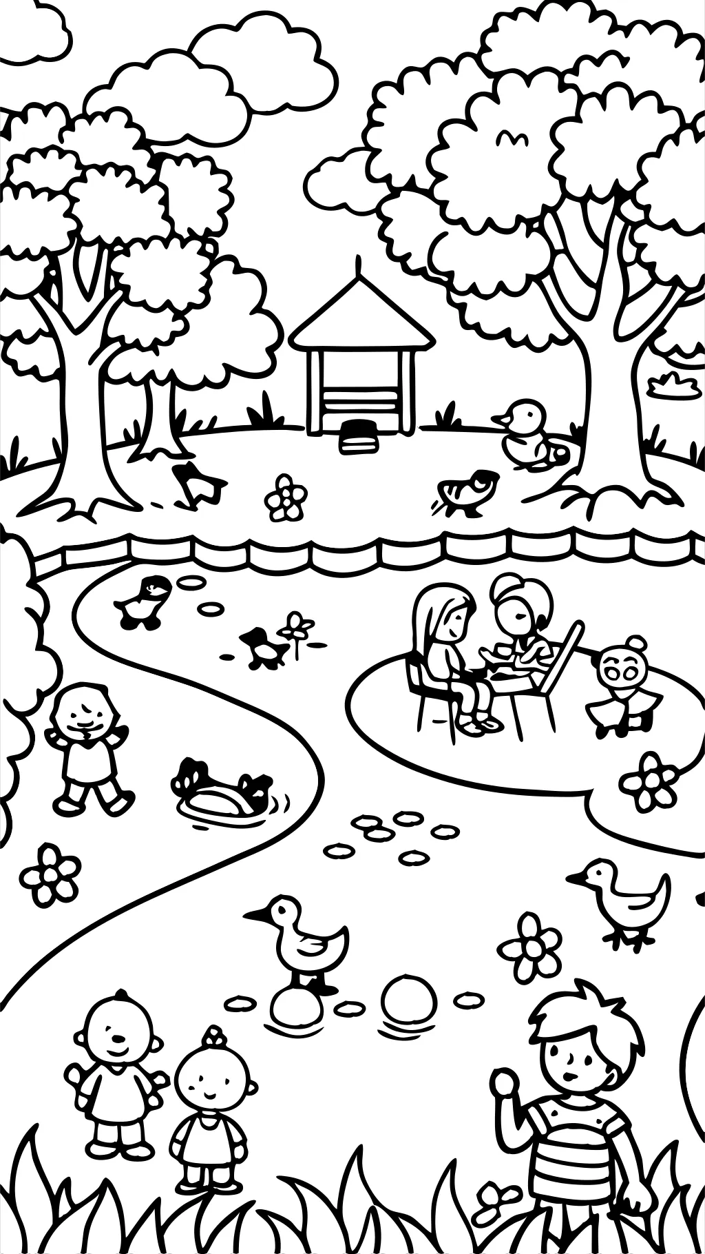 coloring pages park